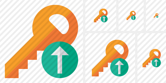 Key Upload Icon Key Upload Icon