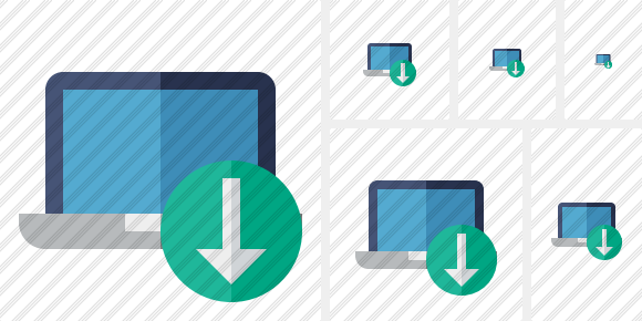 Laptop Download Symbol