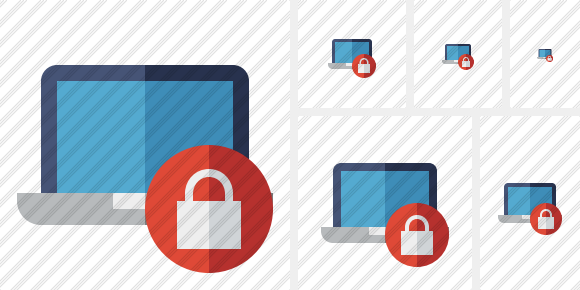 Laptop Lock Symbol