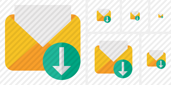 Mail Read Download Icon Mail Read Download Icon