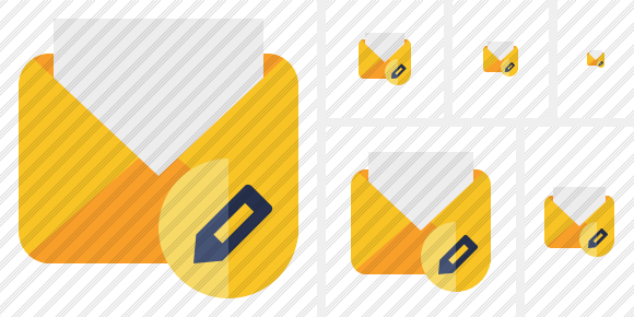 Mail Read Edit Icon Mail Read Edit Icon
