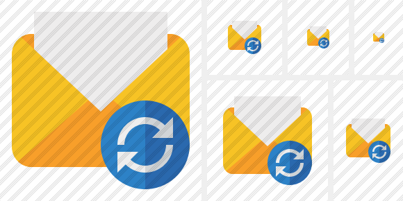 Mail Read Refresh Icon Mail Read Refresh Icon