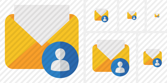 Mail Read User Icon Mail Read User Icon