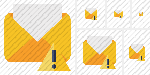 Mail Read Warning Icon Mail Read Warning Icon