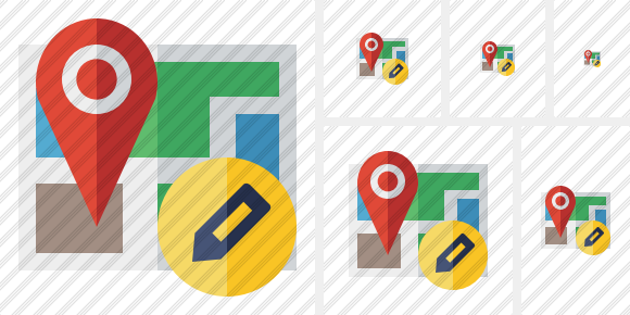 Map Location Edit Icon Map Location Edit Icon