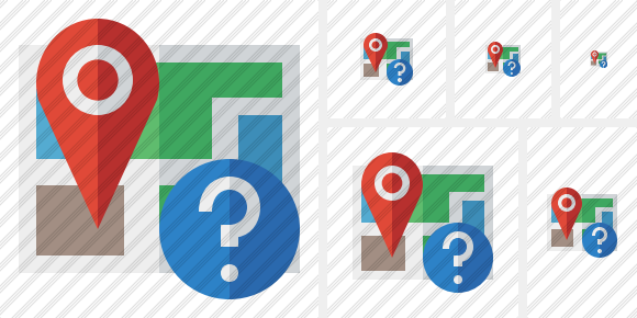 Map Location Help Icon Map Location Help Icon