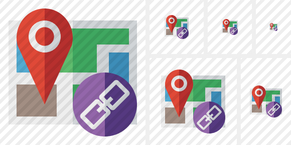 Map Location Link Icon Map Location Link Icon