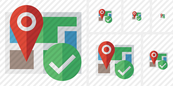 Map Location Ok Icon Map Location Ok Icon
