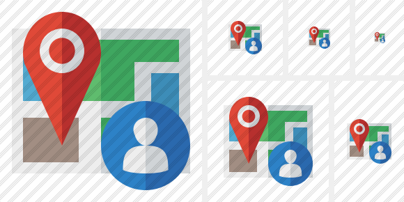 Map Location User Icon Map Location User Icon