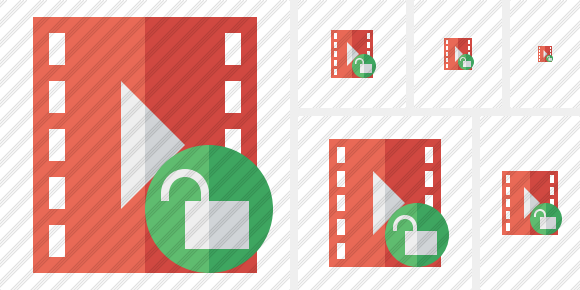 Movie Unlock Symbol Movie Unlock Symbol