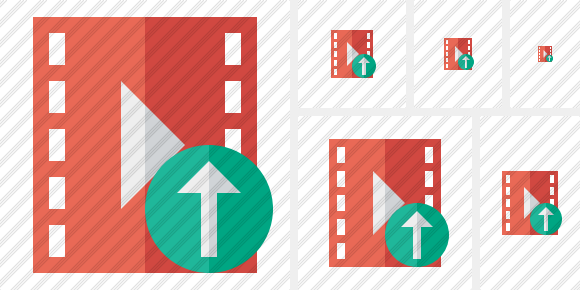 Movie Upload Symbol Movie Upload Symbol