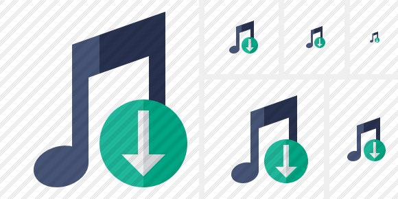 Music Download Symbol