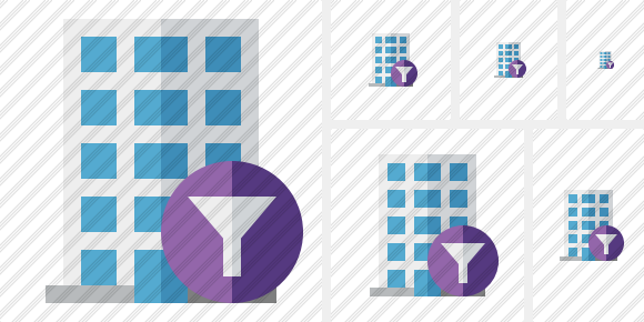 Office Building Filter Icon Office Building Filter Icon