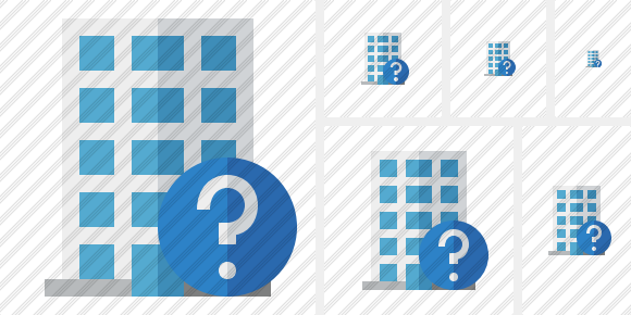 Office Building Help Icon Office Building Help Icon