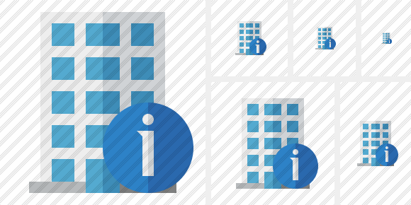 Office Building Information Icon Office Building Information Icon