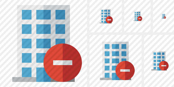 Office Building Stop Icon Office Building Stop Icon