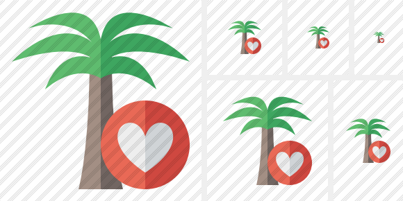 Palmtree Favorites Icon Palmtree Favorites Icon