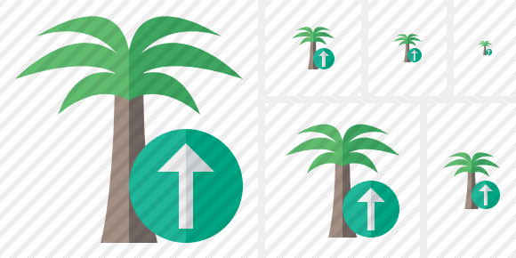 Palmtree Upload Icon Palmtree Upload Icon
