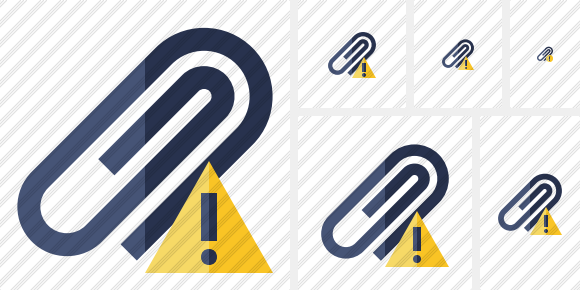 Icono Paperclip Warning