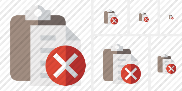 Paste Cancel Icon Paste Cancel Icon