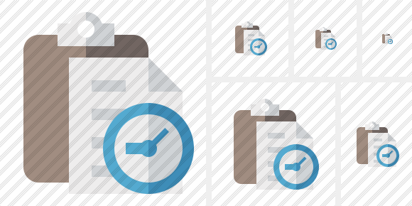 Paste Clock Icon Paste Clock Icon