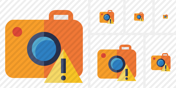 Icono Photocamera Warning