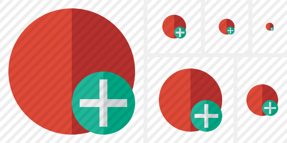 Point Red Add Icon Point Red Add Icon
