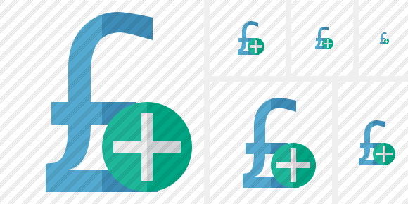 Pound Add Icon Pound Add Icon