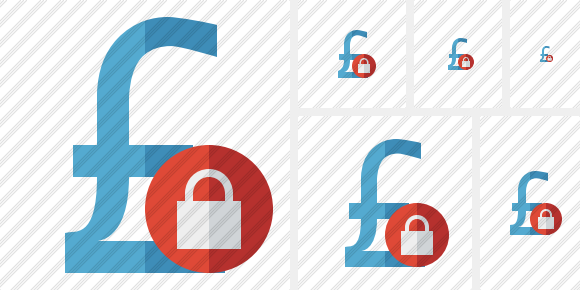 Pound Lock Icon Pound Lock Icon