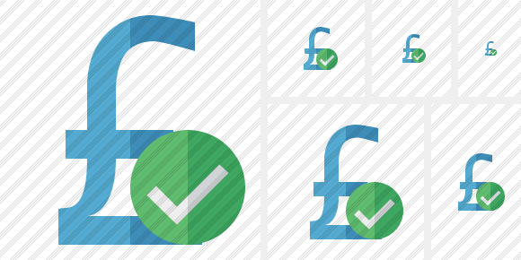 Pound Ok Icon Pound Ok Icon