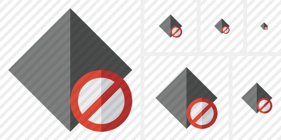 Rhombus Dark Block Icon Rhombus Dark Block Icon