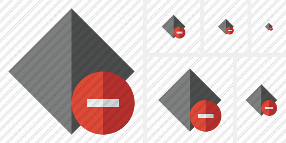 Rhombus Dark Stop Icon Rhombus Dark Stop Icon