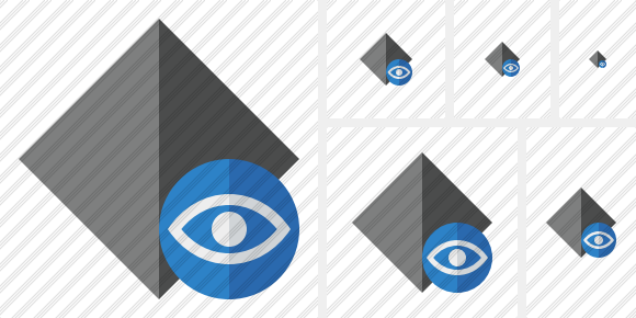 Rhombus Dark View Icon Rhombus Dark View Icon