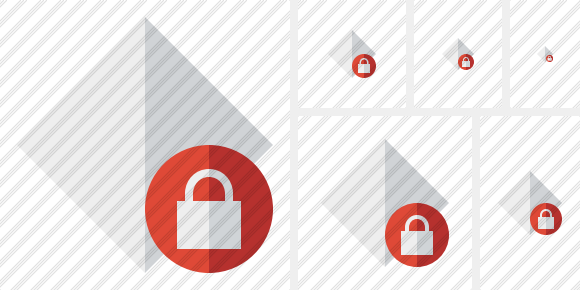 Rhombus Light Lock Icon Rhombus Light Lock Icon