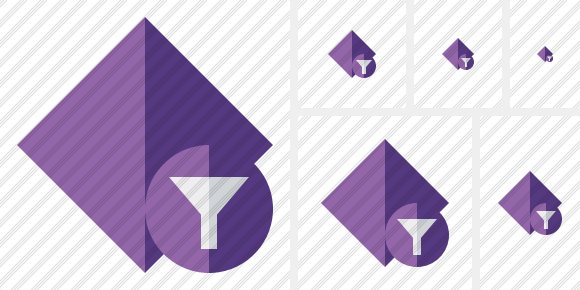 Rhombus Purple Filter Symbol