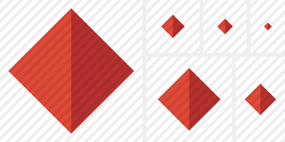 Rhombus Red Symbol