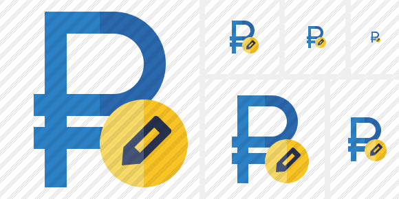 Ruble Edit Icon Ruble Edit Icon