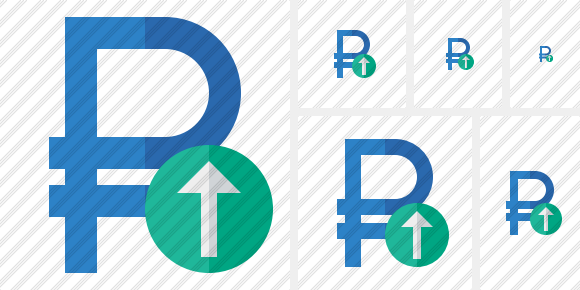 Ruble Upload Icon Ruble Upload Icon