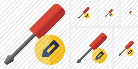 Screwdriver Edit Symbol Screwdriver Edit Symbol