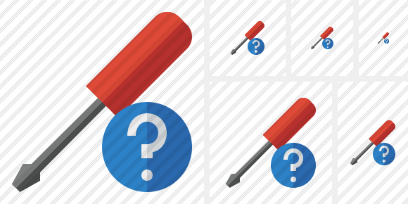 Screwdriver Help Symbol Screwdriver Help Symbol