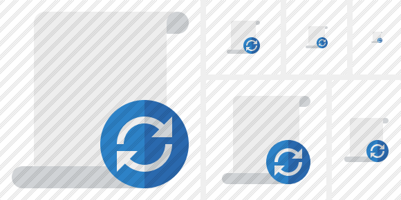 Icona Script Blank Refresh Icona Script Blank Refresh