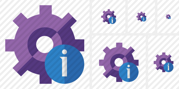 Icône Settings Information