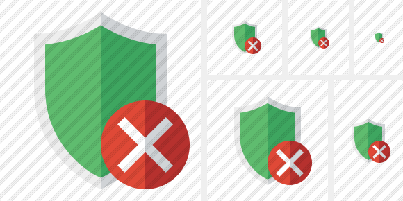 Icono Shield Cancel Icono Shield Cancel