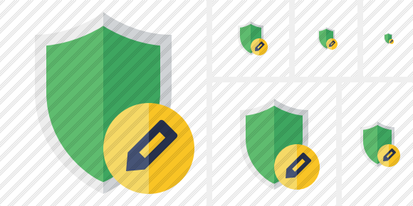 Icono Shield Edit Icono Shield Edit