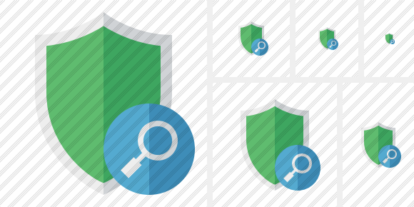Icono Shield Search Icono Shield Search