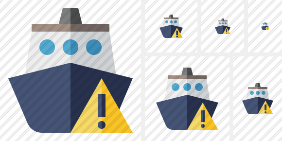 Icône Ship 2 Warning