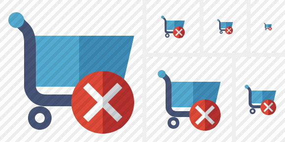 Shopping Cancel Symbol