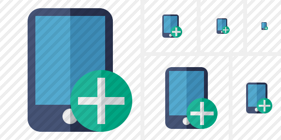 Smartphone Add Symbol Smartphone Add Symbol