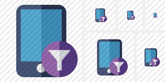 Smartphone Filter Symbol Smartphone Filter Symbol