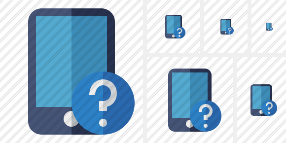 Smartphone Help Symbol Smartphone Help Symbol